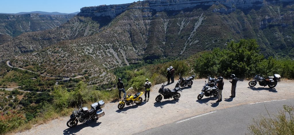 motorcycle tour auvergne cevennes guided