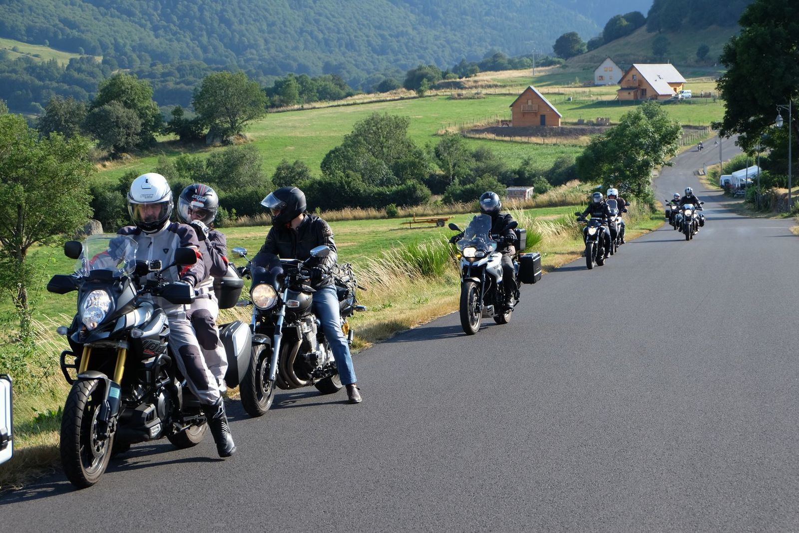 Auvergne à moto groupe moto en auvergne
