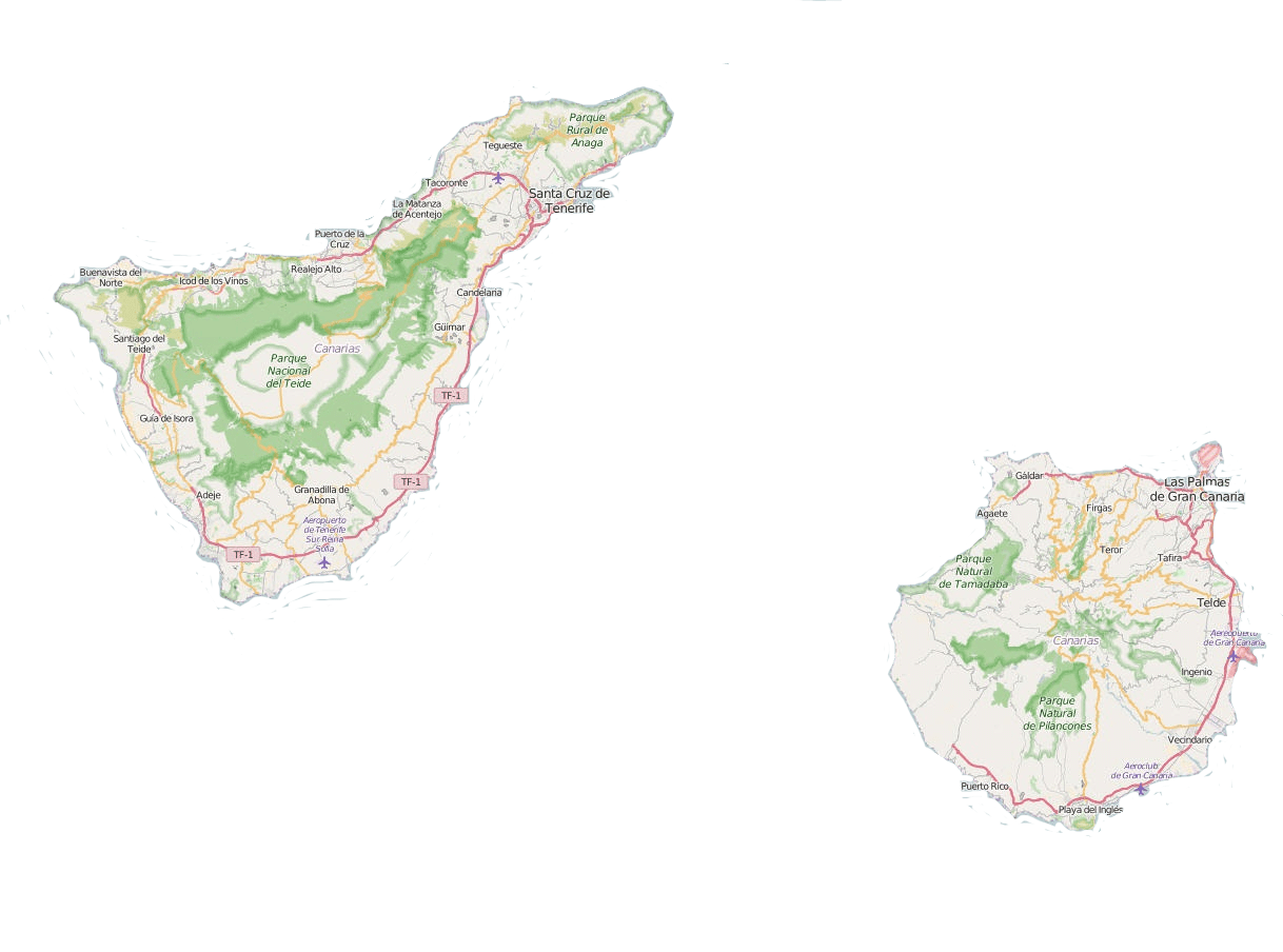 canaries map