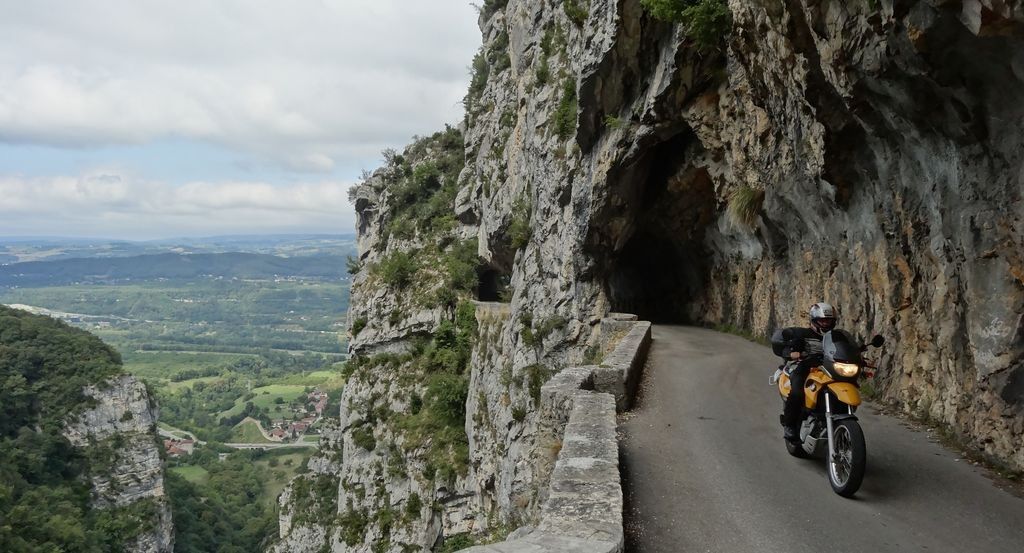 A great motorcycle ride in the french Alps : the Vercors