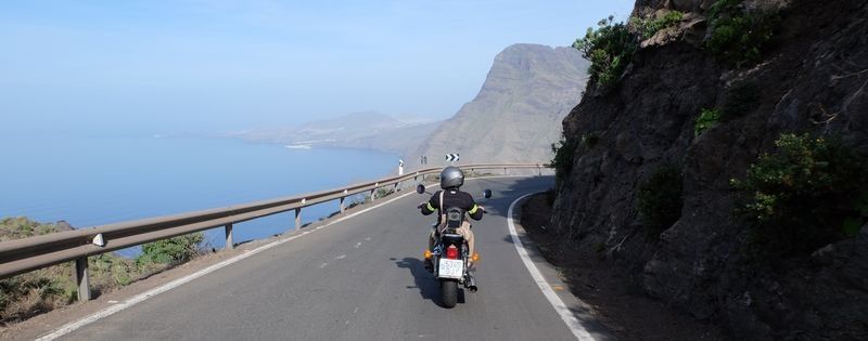 La plus belle route à moto des Canaries : la GC 200