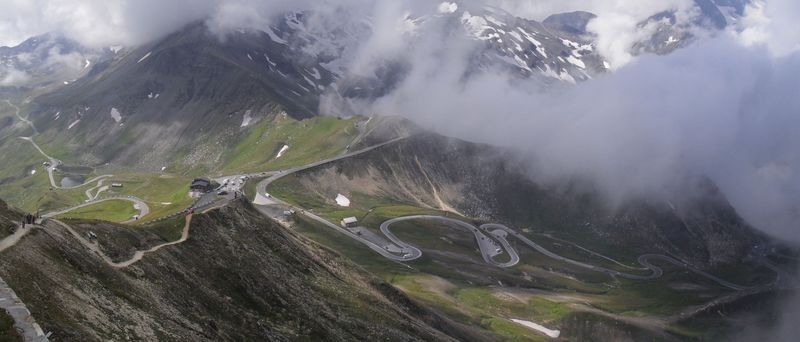 Route panoramique du Grossglockner à moto