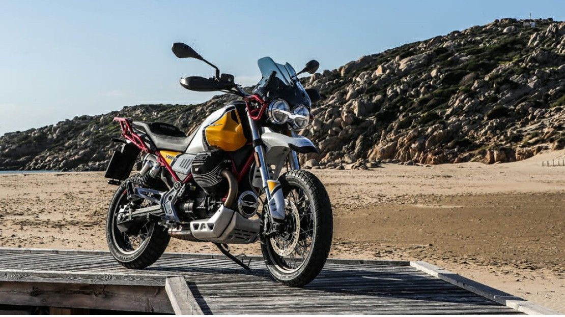 La Moto Guzzi V85 TT disponible à la location