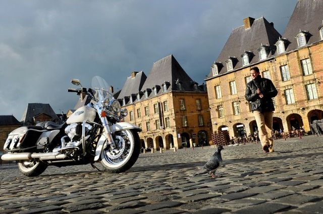 motocicleta ardennes franca viagem