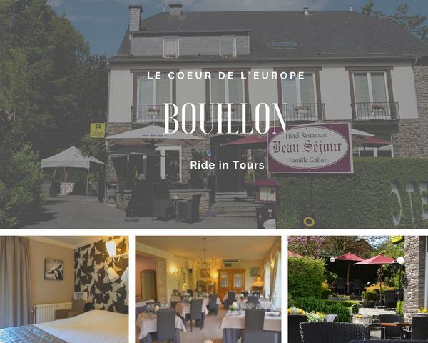 Bouillon hotel voyage moto europe