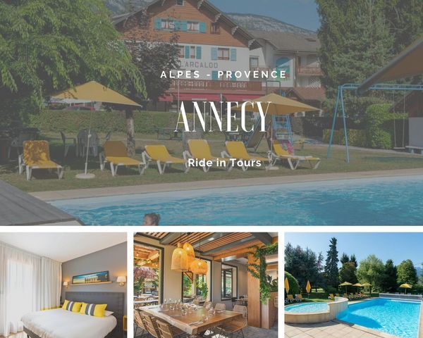 Annecy hotel voyage moto Alpes Provence