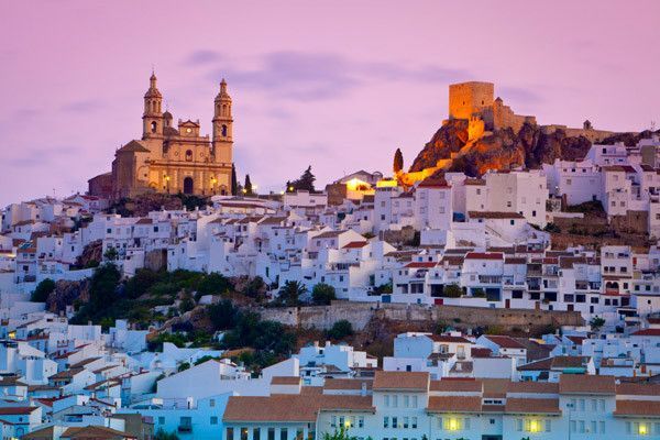 White villages of Andalusia Spain