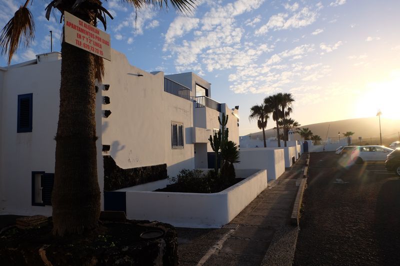 coucher soleil lanzarote voyage