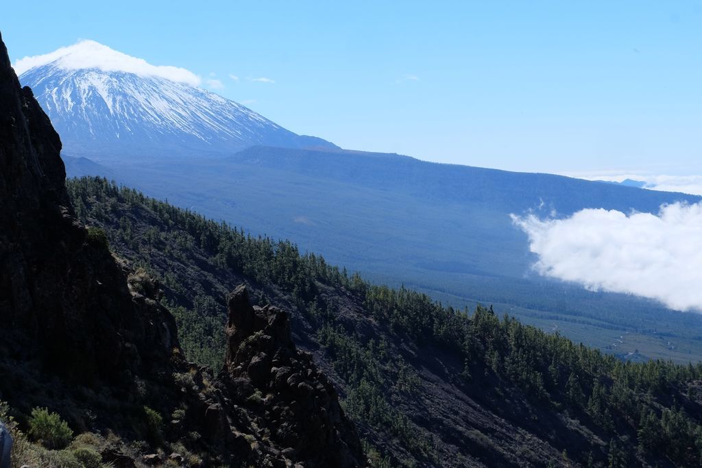 Canaries tenerife teide nuage