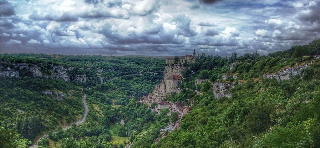 voyage moto road trip quercy rocamadour panorama