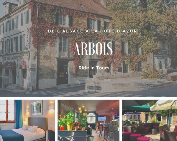 Arbois hotel voyage moto bourgogne franche comté