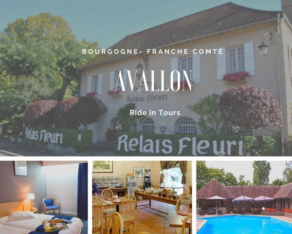 Avallon hotel voyage moto bourgogne franche comté