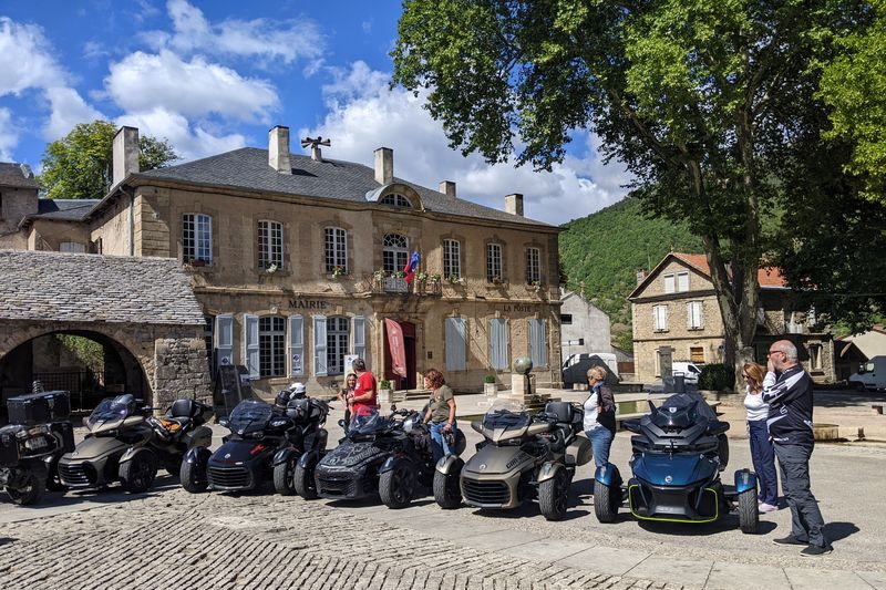 voyage can am traverséé pyrénées france spyder RT