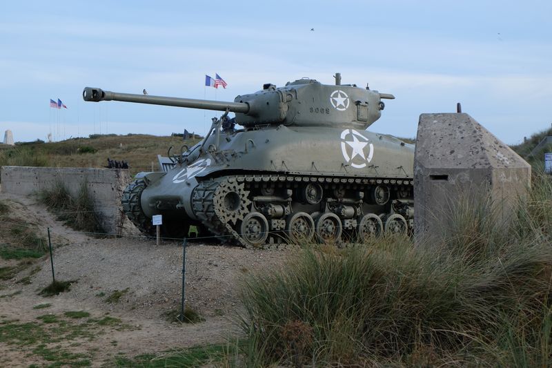 Omaha beach motorcycle tour