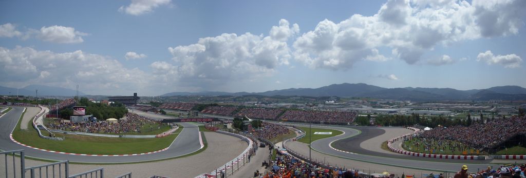Racetrack in Catalunya Montmelo
