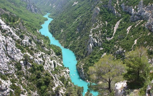 Gargantua del Verdon provenza motocicleta viaje francia