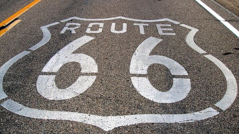 route 66 a moto californie