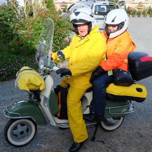 Uma scooter para longa viagem