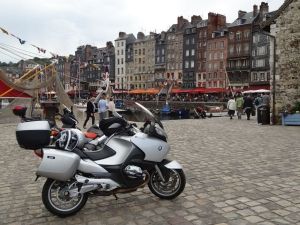 motorcycle BMW in Honfleur