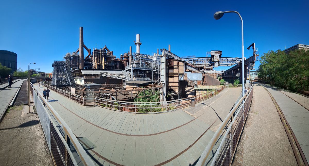 Centre international de Volklinger. voyage moto vosges forêt noire.