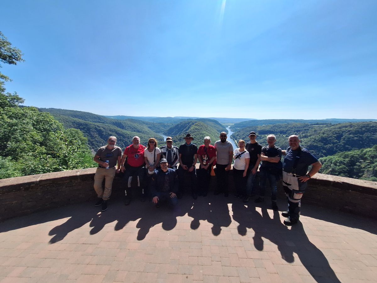 Le méandre de la Sarre à Orscholtz. voyage moto vosges forêt noire