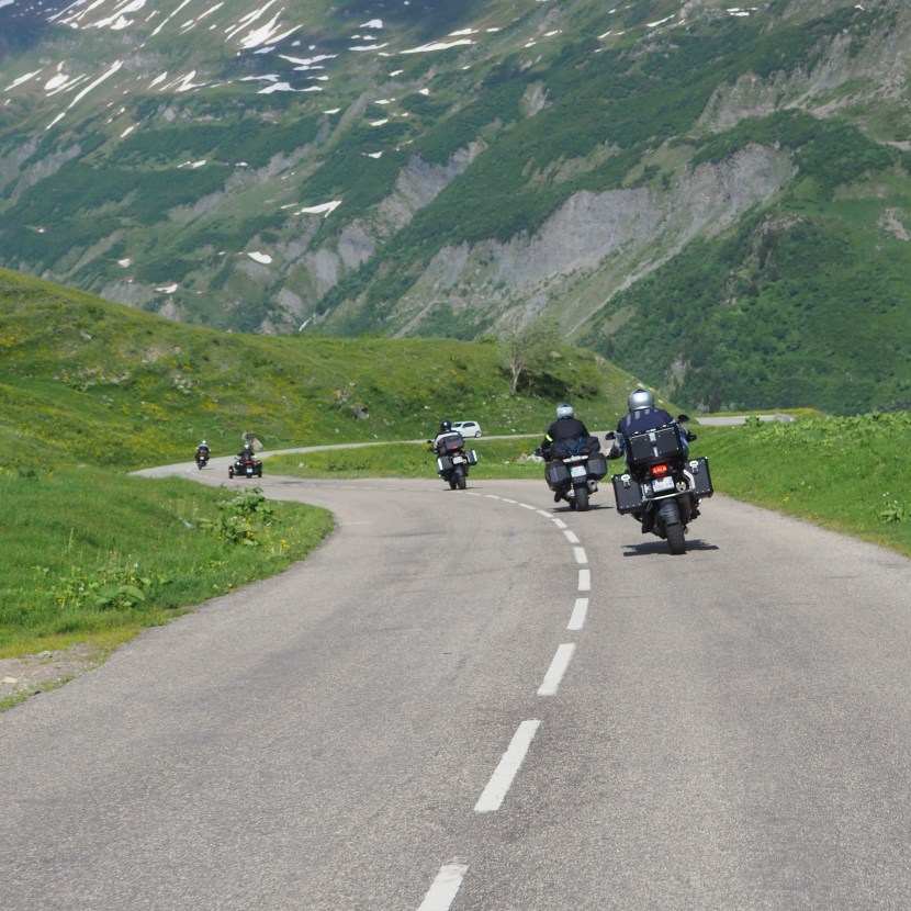 Motorcycle road trip through the French Alp