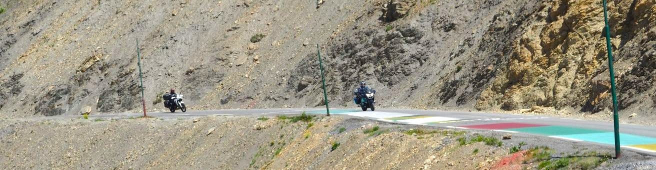 Motorcycle journey through the heart of the French Alps