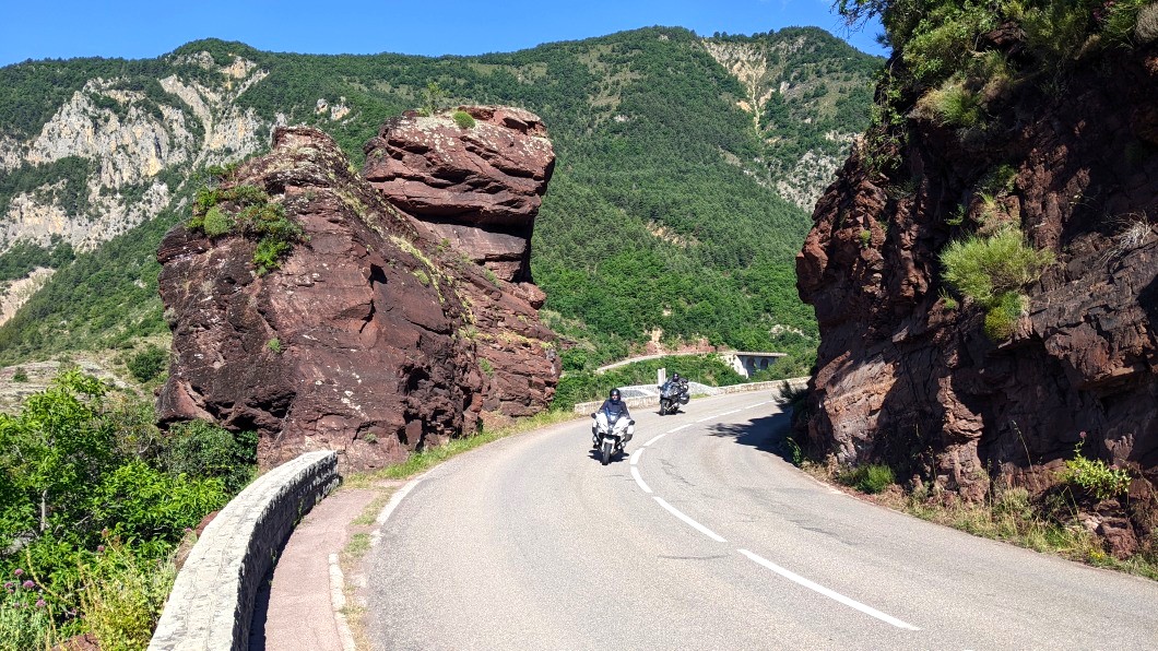 Riding the legendary mountain passes of the French Alps